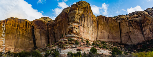 Calf Creek Trail Utah Water Fall Rock Landscape