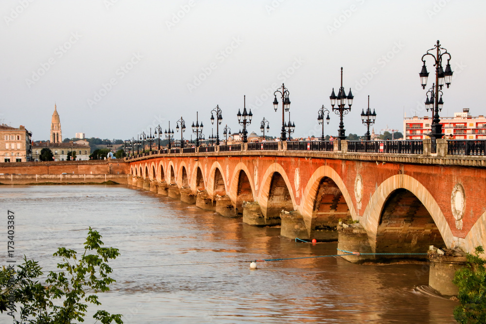Pont pierre at Bordeaux