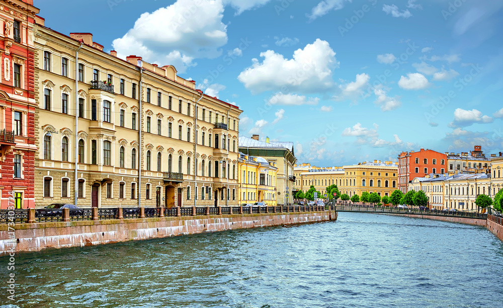 View of Moyka river