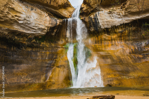 Calf Creek Trail Utah Water Fall Rock Landscape