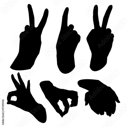 Vector set hand