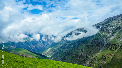 Beautiful mountain landscape of Sonamarg, Jammu and Kashmir state, India © khlongwangchao
