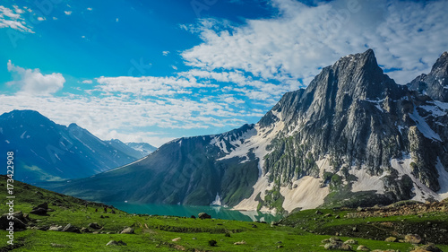 Beautiful mountain landscape of Sonamarg, Jammu and Kashmir state, India