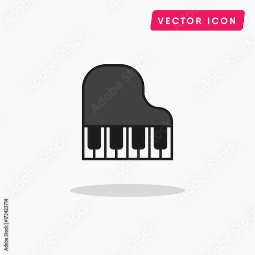 Piano vector icon