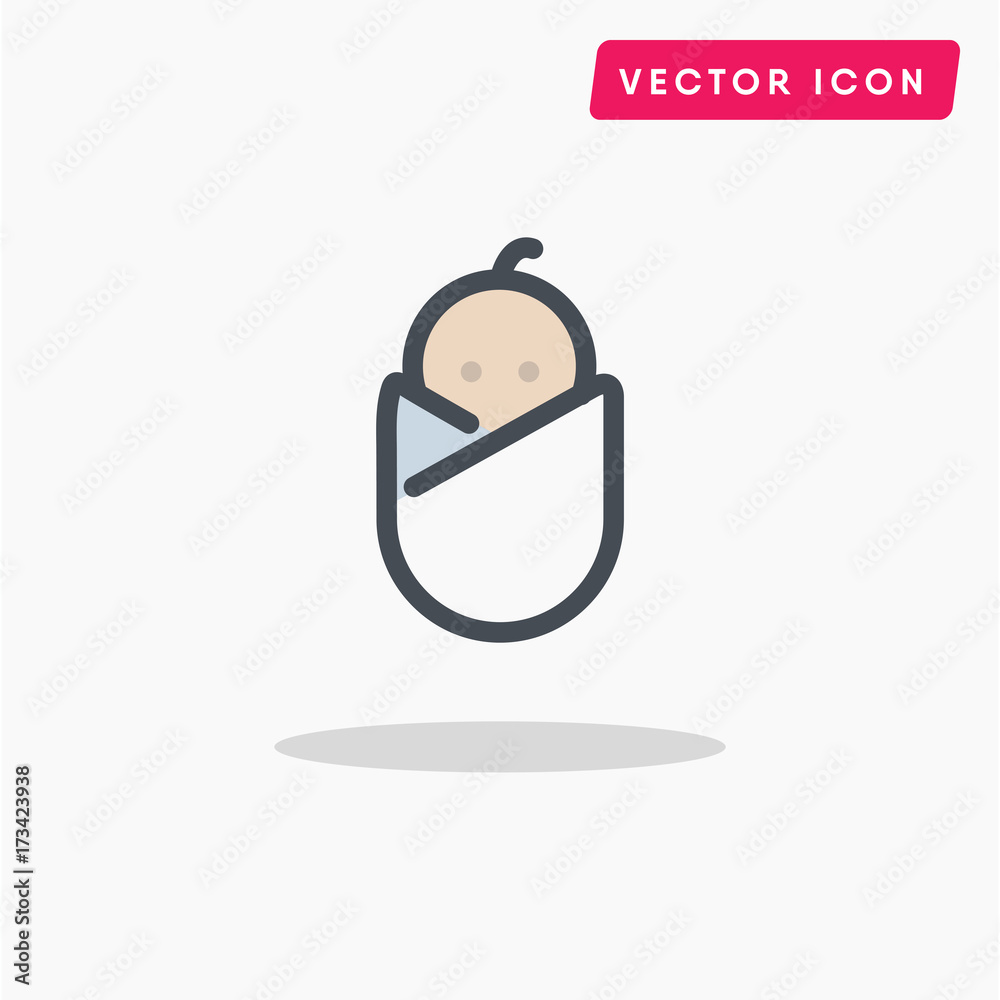 Newborn vector icon Newborn vector icon