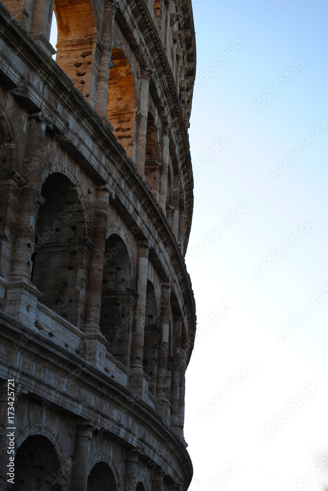 The Colosseum up close