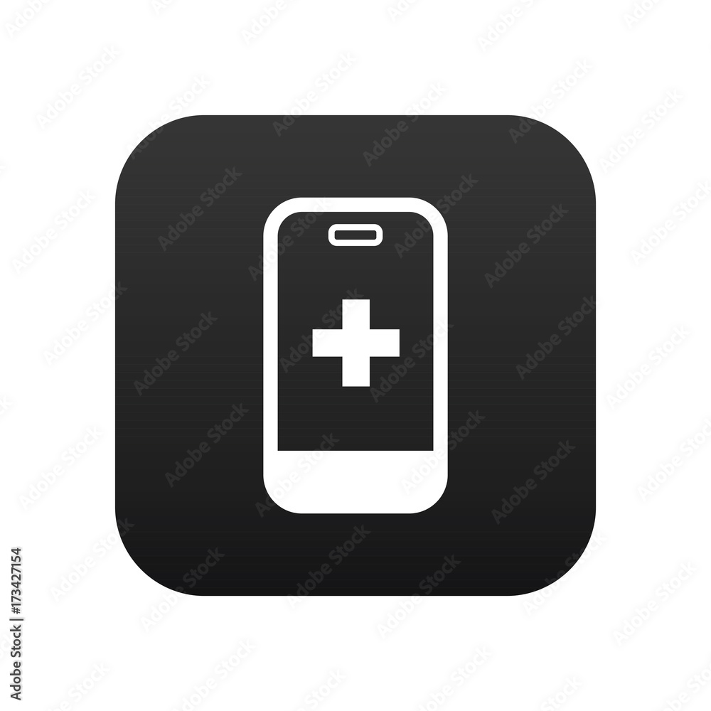 Medical app vector icon