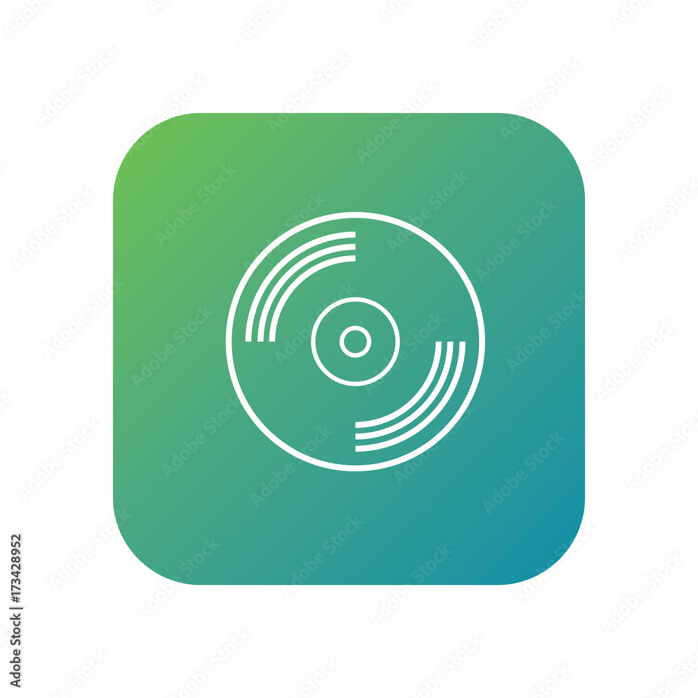 Vinyl record vector icon Vinyl record vector icon