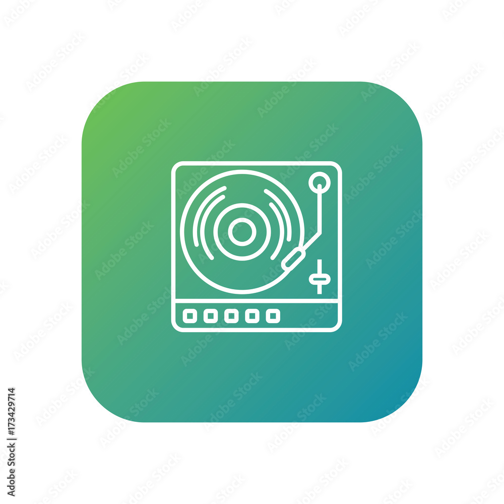 Gramophone vector icon