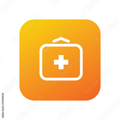 Medical bag vector icon