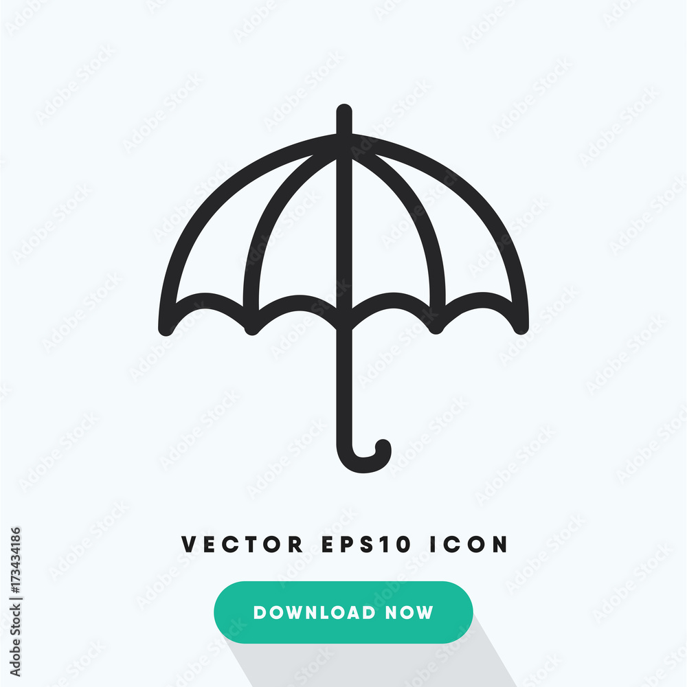 Umbrella vector icon Umbrella vector icon