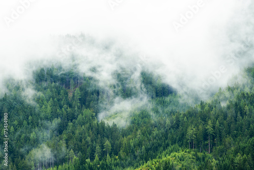 Fototapeta spokojny wieś panorama natura góra