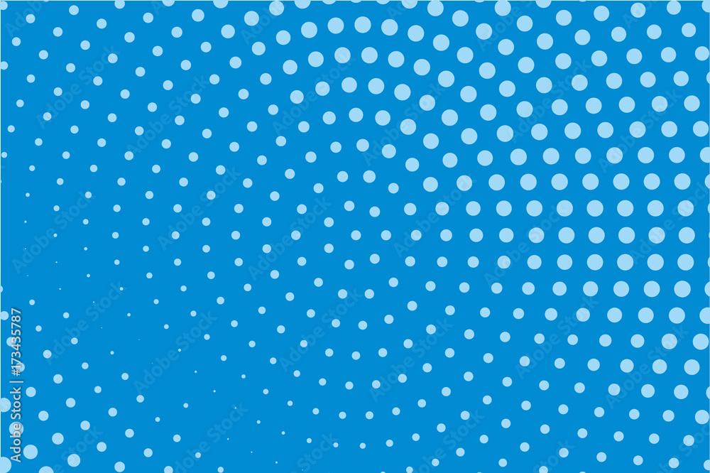 Comic pattern. Halftone background. Blue color. Dotted retro backdrop, panels with dots, points, circles, rounds Comic pattern. Halftone background. Blue color. Dotted retro backdrop, panels with dots, points, circles, rounds
