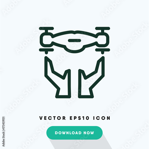 Drone vector icon