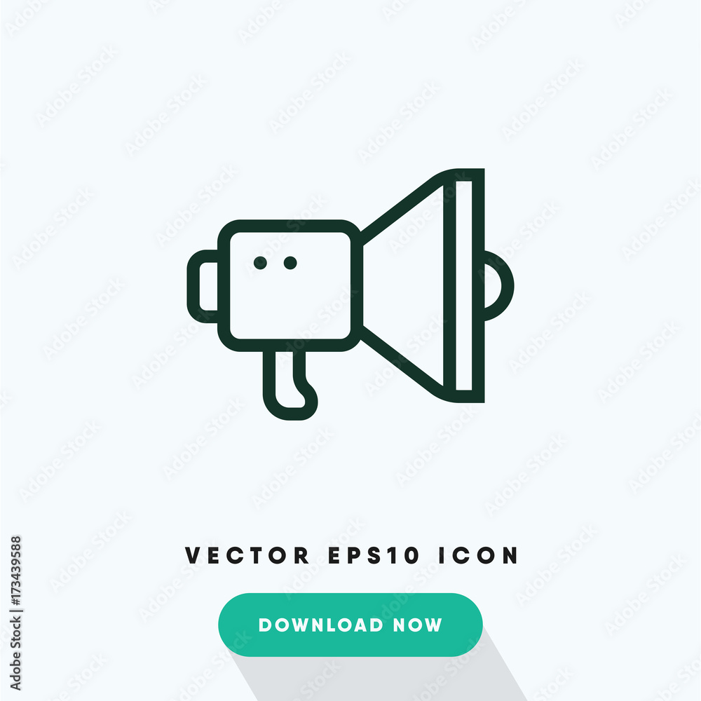 Megaphone vector icon Megaphone vector icon