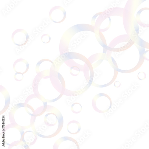 Abstract Circular Pastel Background
