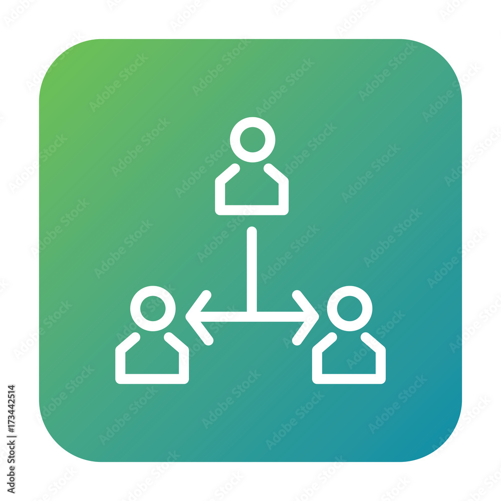 Employees icon, marketing symbol. Modern, simple flat vector illustration for web site or mobile app Employees icon, marketing symbol. Modern, simple flat vector illustration for web site or mobile app