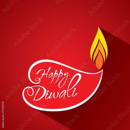 creative happy diwali festival greeting design