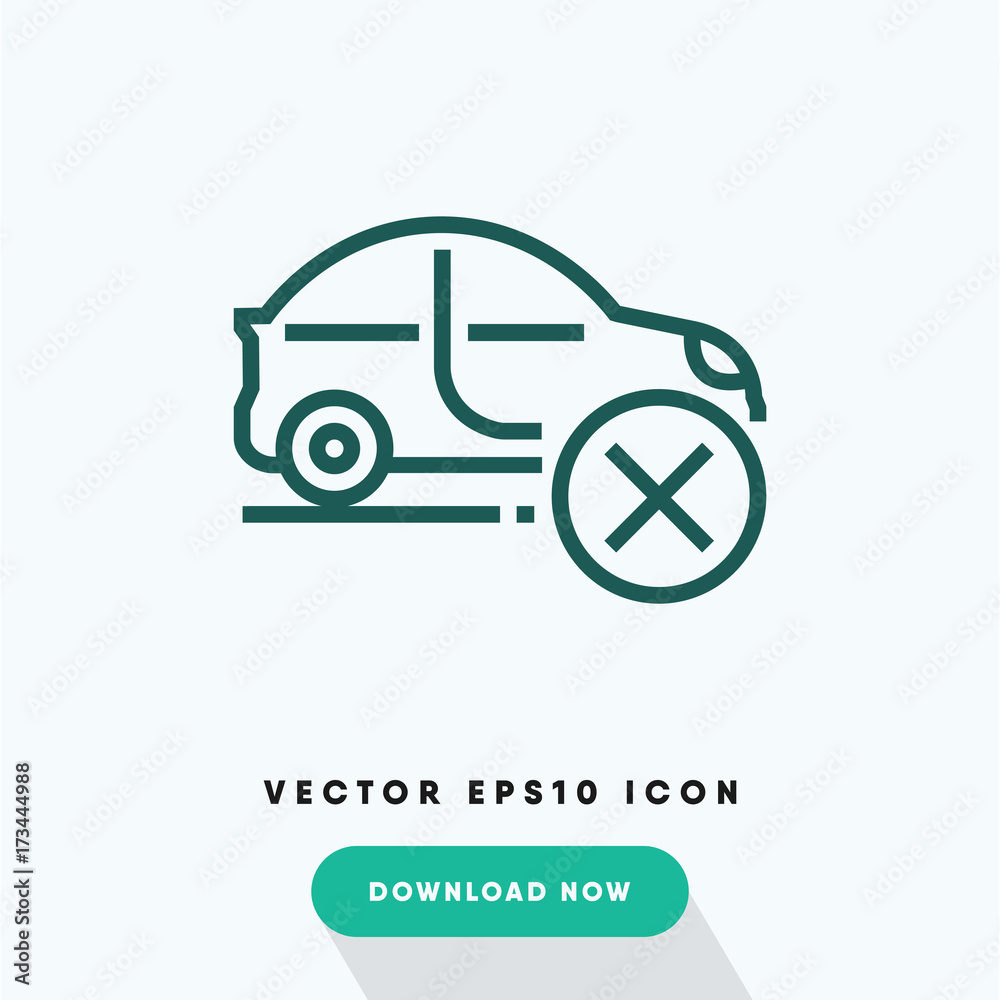 Diagnostic failure icon, car repiar symbol. Modern, simple flat vector illustration for web site or mobile app Diagnostic failure icon, car repiar symbol. Modern, simple flat vector illustration for web site or mobile app