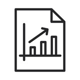 Analytics document vector icon