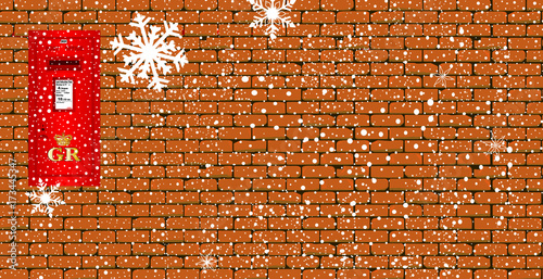 Christmas Paost Box Background