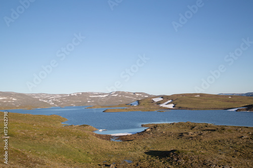 Landscape at the lake Guolasjávri, Norway, summer © nidafoto
