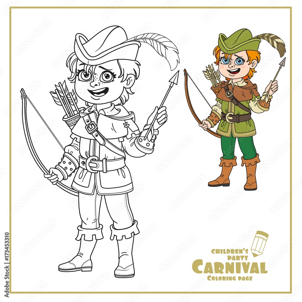 Female Robin Hood Clip Art