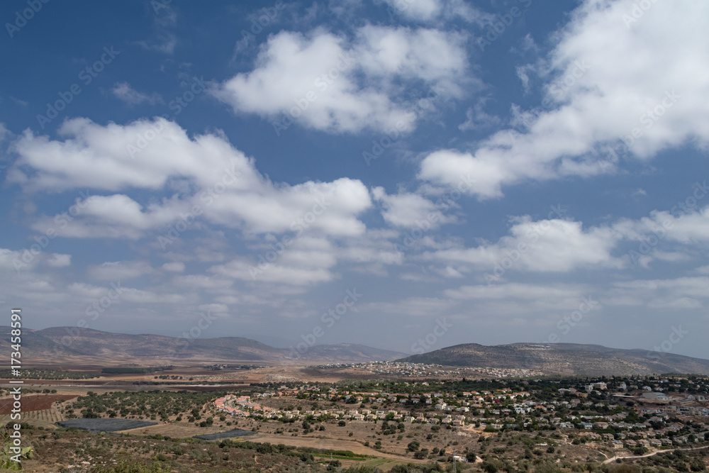 Galilee landscape, Hoshaya village, Israel