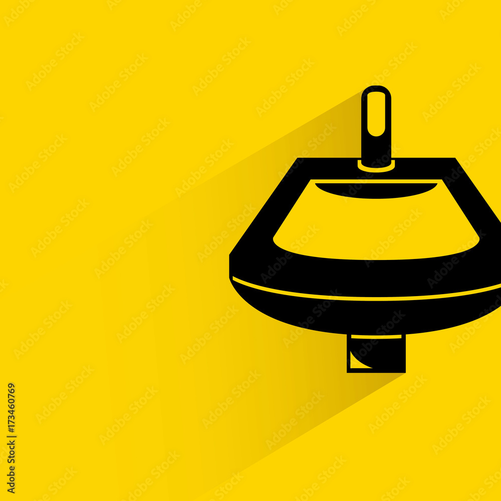 Fototapeta premium basin, sink on yellow background