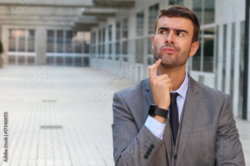 Φωτογραφία Businessman taking an important decision