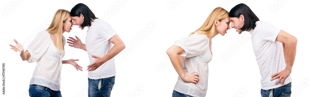 Pair of man and woman in love Pair of man and woman in love