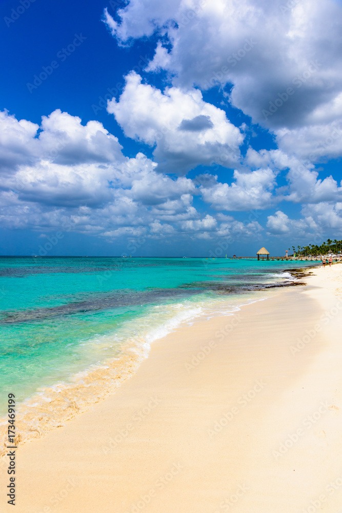 sandy sea beach