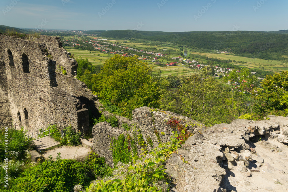 Castle in Uzhgorod at daytime