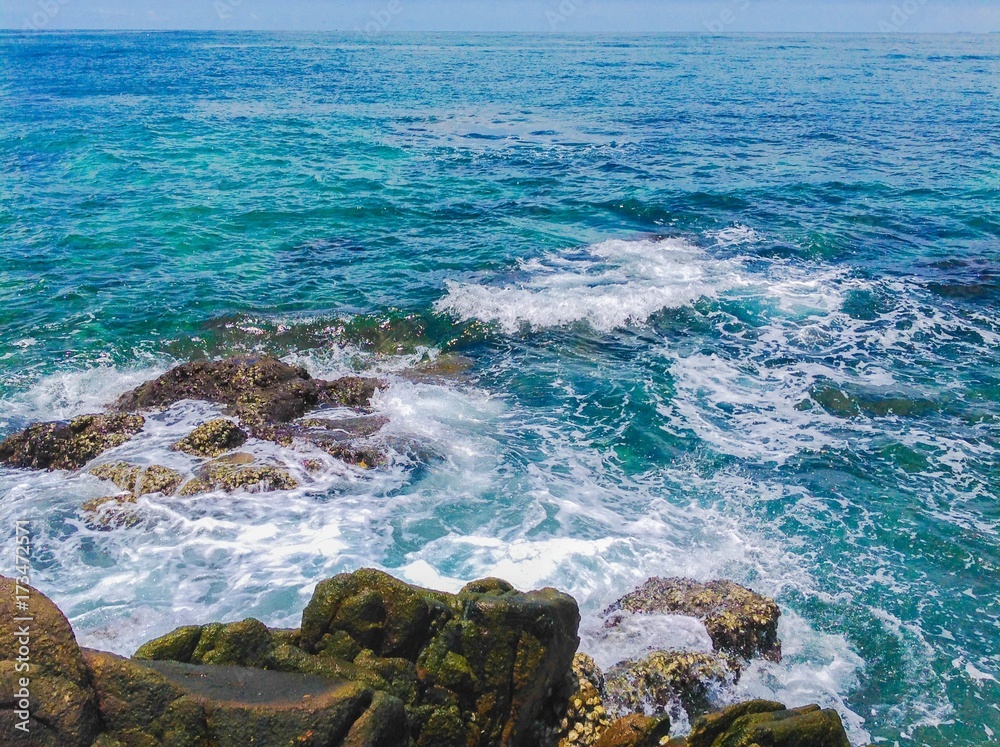 Clear blue sea