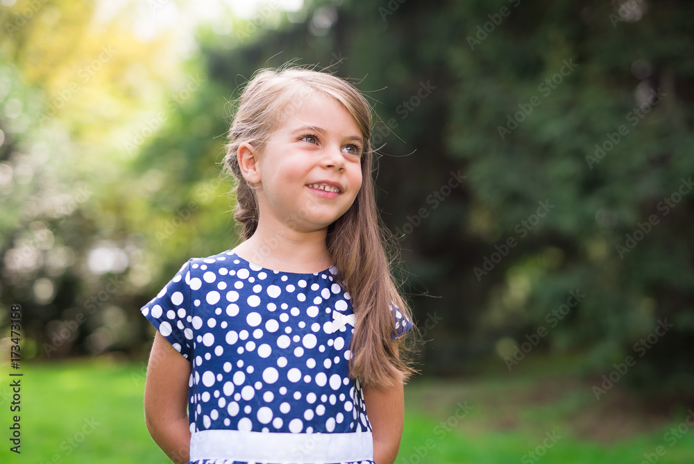 Smiling beautiful child Smiling beautiful child