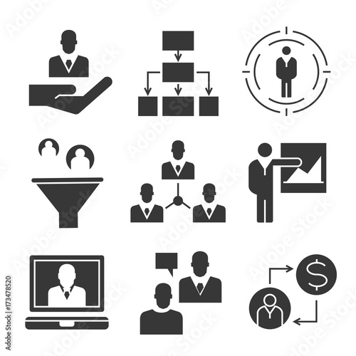 business management icons