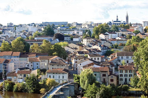Obraz na płótnie Vue sur Limoges w salonie