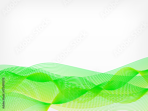 abstract vector waved line background