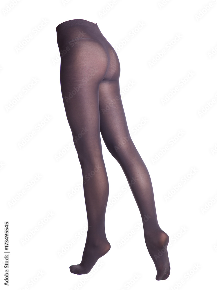 Legs of beautiful girl in brown tights Legs of beautiful girl in brown tights