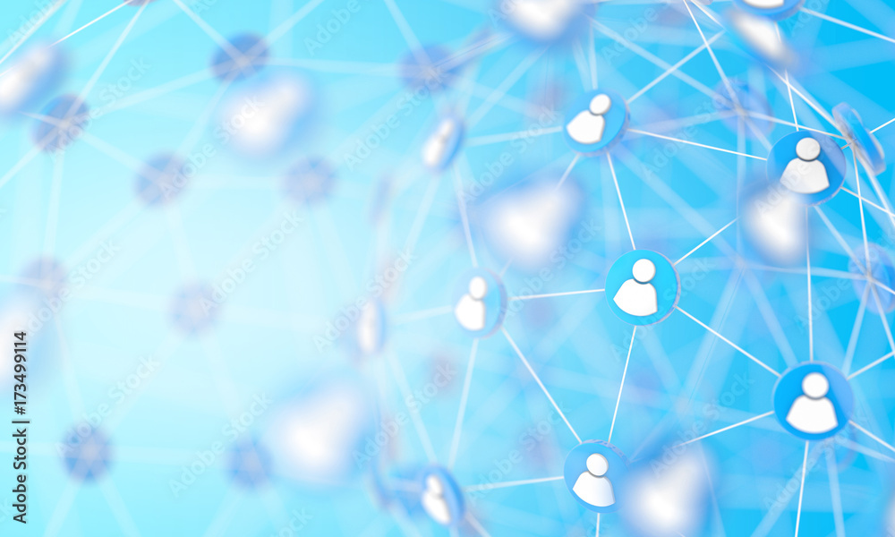 Global network connection, communication people Global network connection, communication people