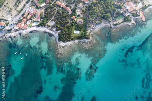 Vista aerea della spiaggia di San Teodoro in Sardegna. Il mare la costa e le spiagge più belle © Claudio Quacquarelli