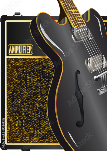 Black Semi And Amplifier