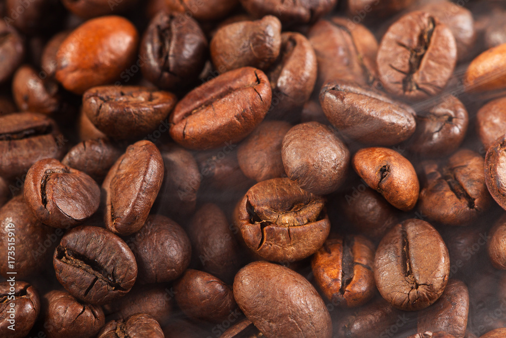 Fototapeta premium background of coffee beans