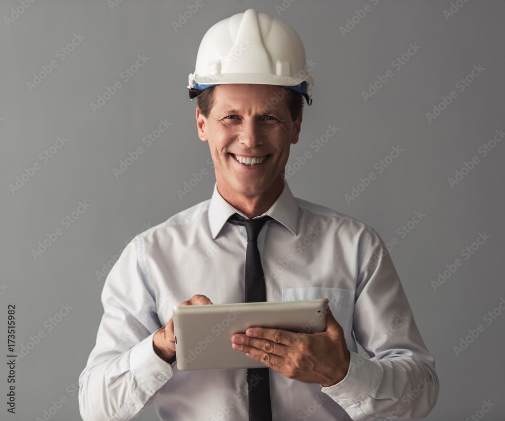 Handsome mature businessman Handsome mature businessman