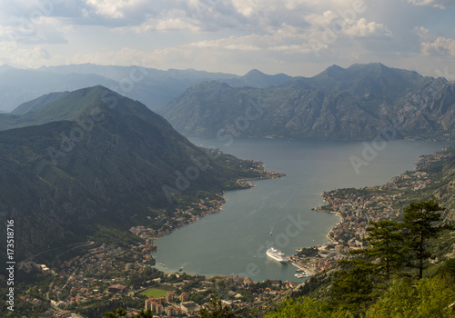 Panorama of Kotor Bay