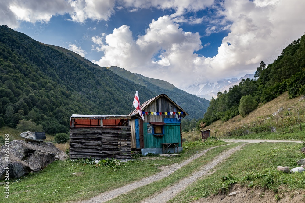 Countryside in Svanetia, Georgia