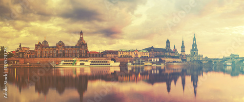 Panoramic image of Dresden, Germany