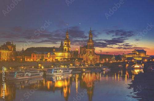 Panoramic image of Dresden, Germany