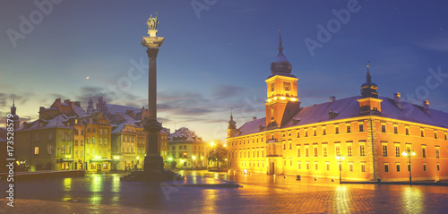 Royal Castle and Castle Square in Warsaw