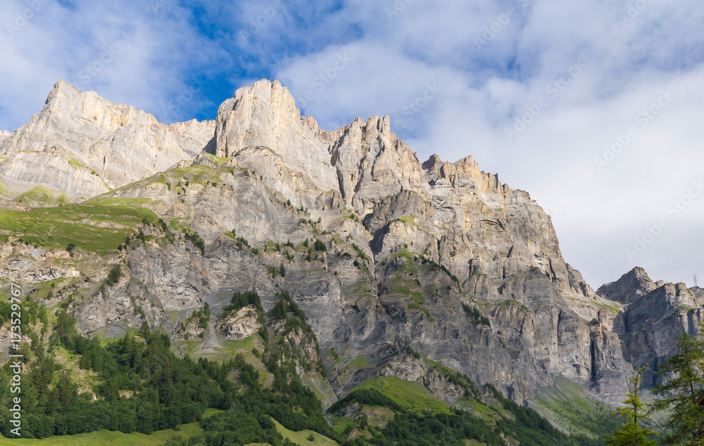 Mountain on Swiss Alps
